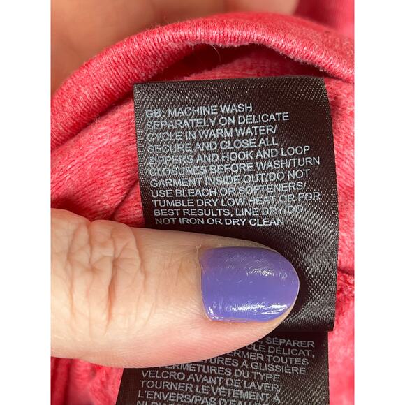 EUC The North Face women's full zip jacket pink, size S/P - Picture 5 of 9